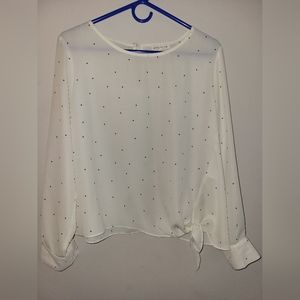 Polka dot blouse